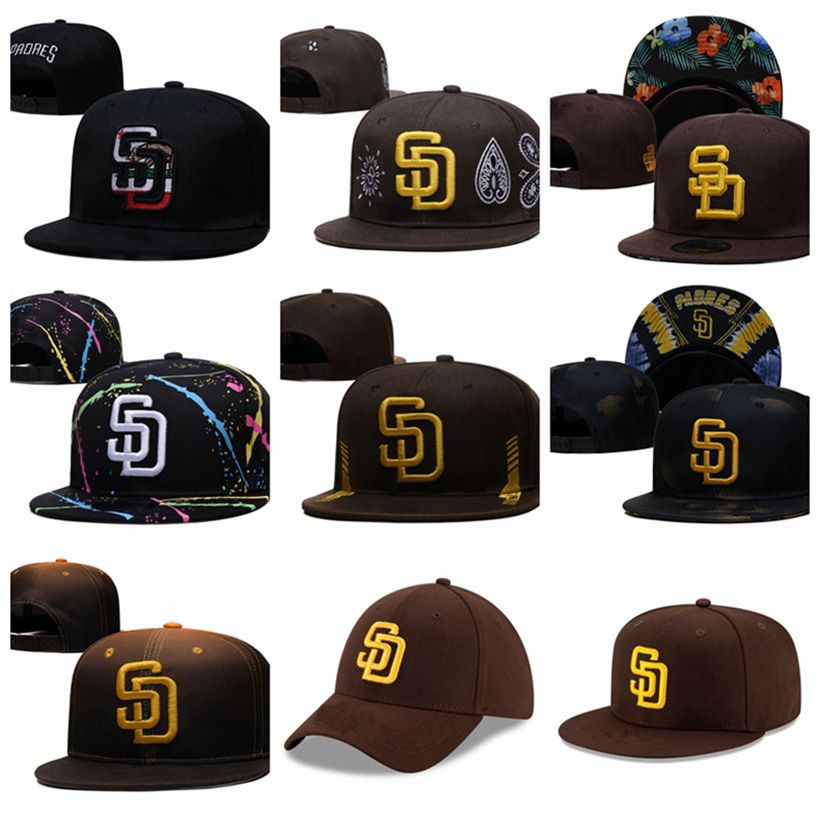 

New 14 styles Padres SD letter Baseball caps New Summer gorras bones for Men Women Casual Outdoor Sport Adjustable snapback hats