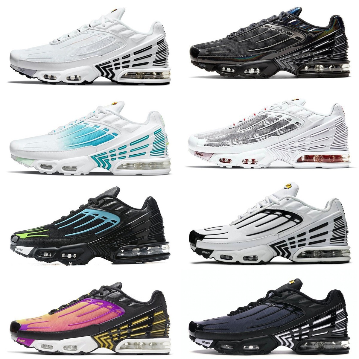 

Designers Tn Plus 3 Tuned III 3s Men Sports Shoes Laser Blue White Aquamarine Obsidian Leather Hyper Violet Deep Parachute Ghost Green Triple Black Trainer Sneakers, Please contact us