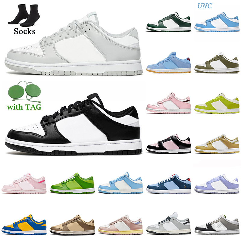 

Classic Black White UNC Sb Dunks Running Shoes With Socks Dunksb Low Grey Fog Coast Undefeated Barley Paisley Chlorophyll Women Mens Trainers Sneakers Skateboard, A1 black white 36-48