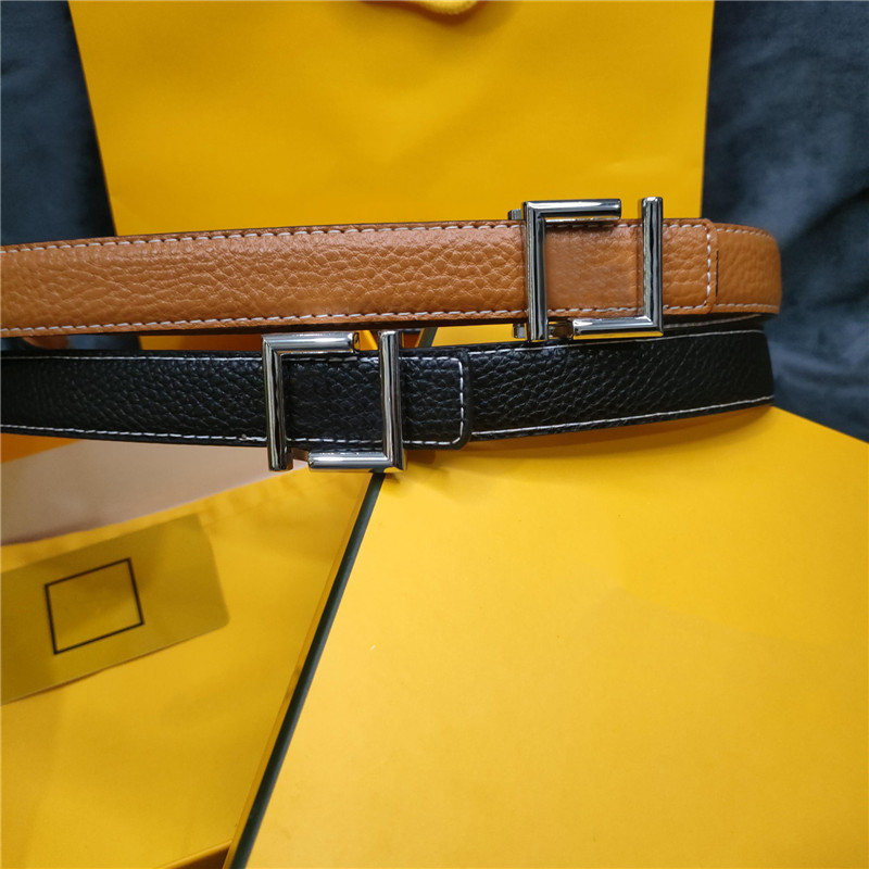 

Ladies Designer Belts Leather Girdle Waistband Ceintures 2.5cm Width Women High Quality Luxury Brand Mens Belt Silver Smooth Buckle Cintura