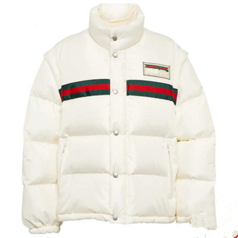 High-Quality Brands Warm Ski Winter Down Jacket Men's Designer Coat Embroidery Jackets for Men Anorak Padded Parkas Thick Down