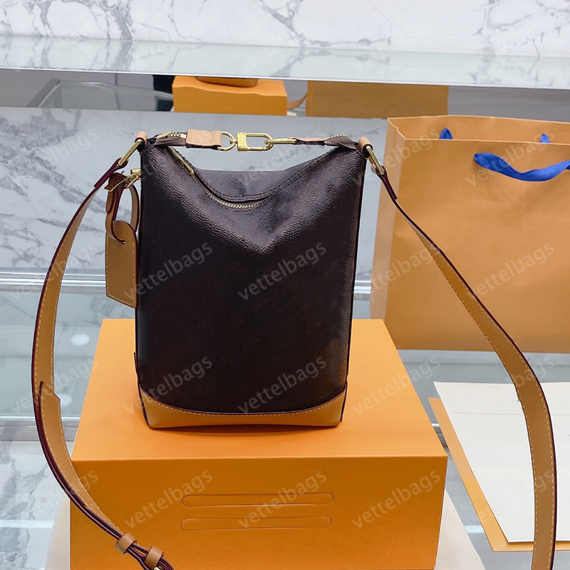 Luxury Designer Crossbody Leather Shoulder Bags Women Bucket Bag Classic Handbags Mini Pochette Letter Printed Handbag Coin Purse Wallet Classic Cro