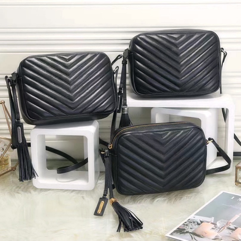 

Cross Body Designer Camera bag women crossbody bags luxury handbag LOU genuine leather lambskin woman shoulder sacoche messenger purse Satchel, White with gold metal