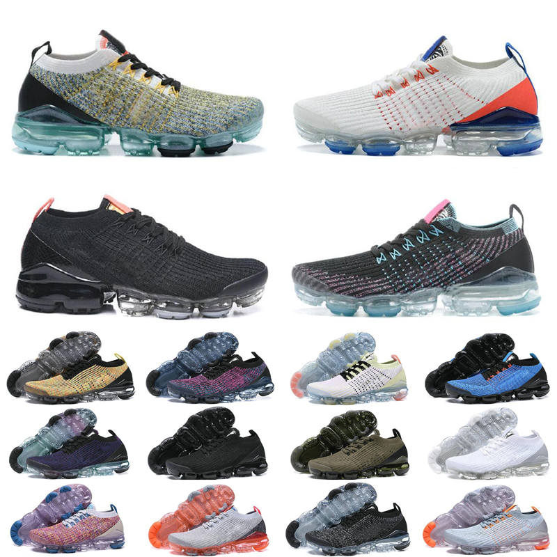 

Mens Running Shoes Designer Sports Summer Sneakers Fly 2.0 Knit 3 University Blue Tint Smoke Grey Dark Mocha Triple Black White Bubble Cushion Womens Trainers, 46