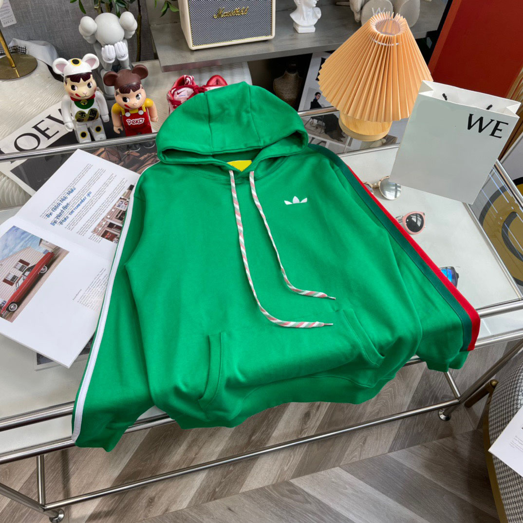 

Men's Plus Size Hoodies & Sweatshirts in autumn / winter 2022acquard knitting machine e Custom jnlarged detail crew neck cotton 44343swt, Green