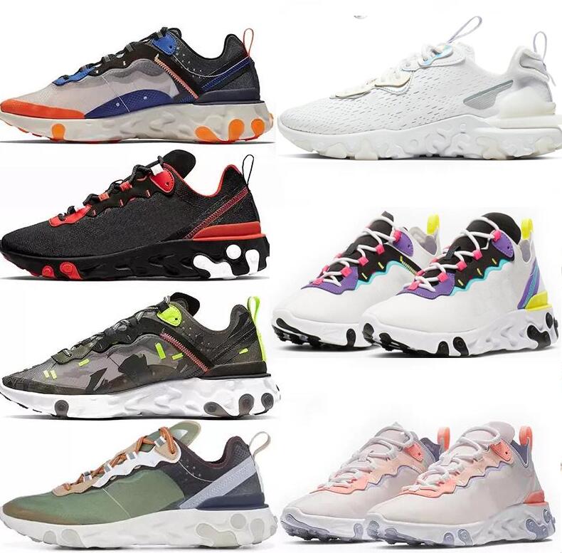 

New Quality EPIC Vision Element 55 87 Running Shoes Undercover Anthracite Worldwide Pack White Men Women Black Iridescent Sneakers Trainers Sport 36-45