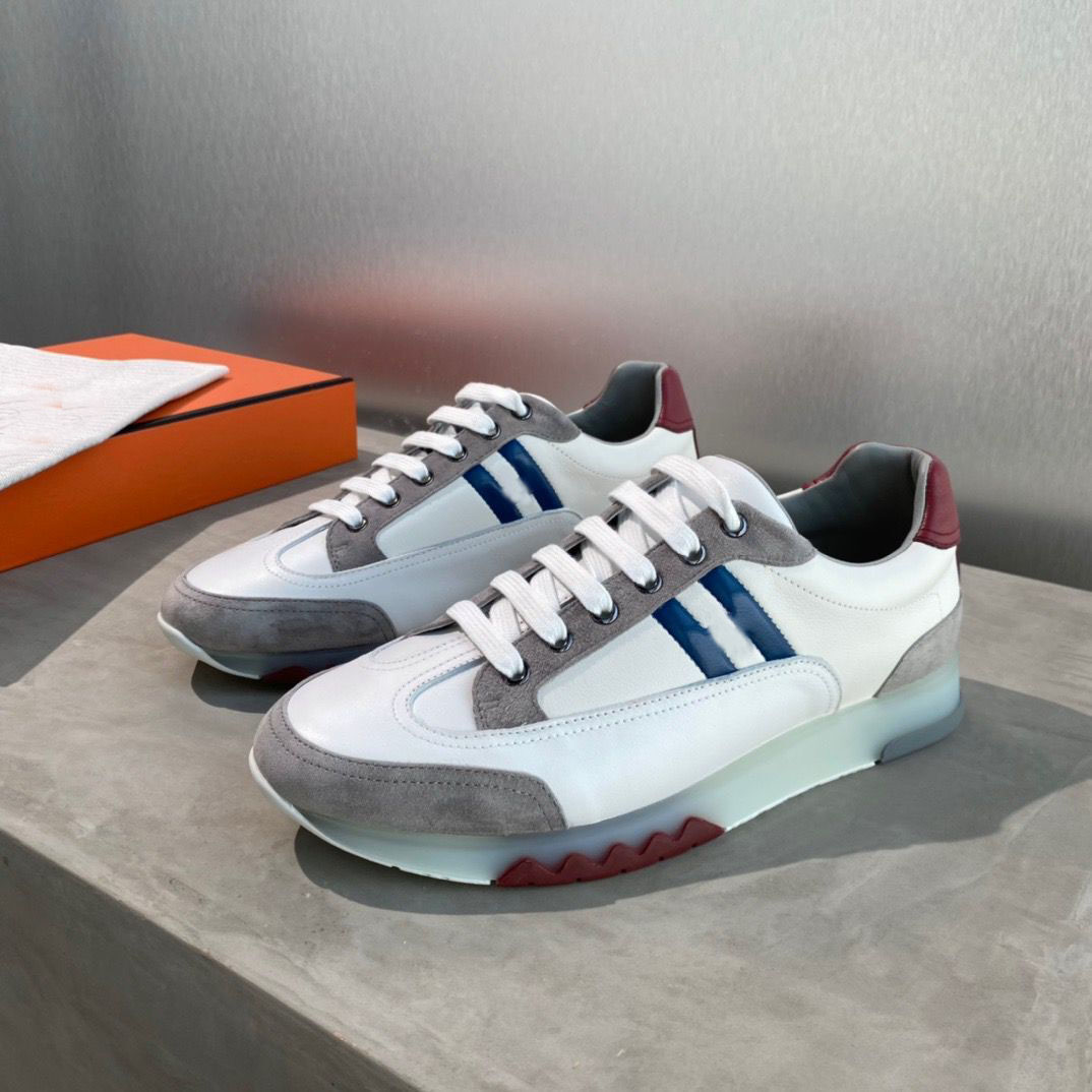 

Famous Designer Men Trail Sneakers Shoes Technical Chunky Sole Men Skateboard Blended Fabrics Casual Walking Luxury Comfort Trainer