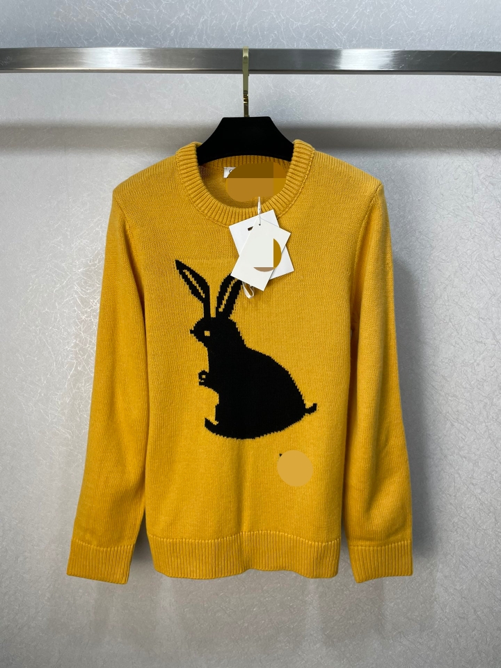 

90 2022 Milan Runway Autumn Women Sweater Brand Same Style Long Sleeve Crew Neck Pulloer Womens weilan, Customize