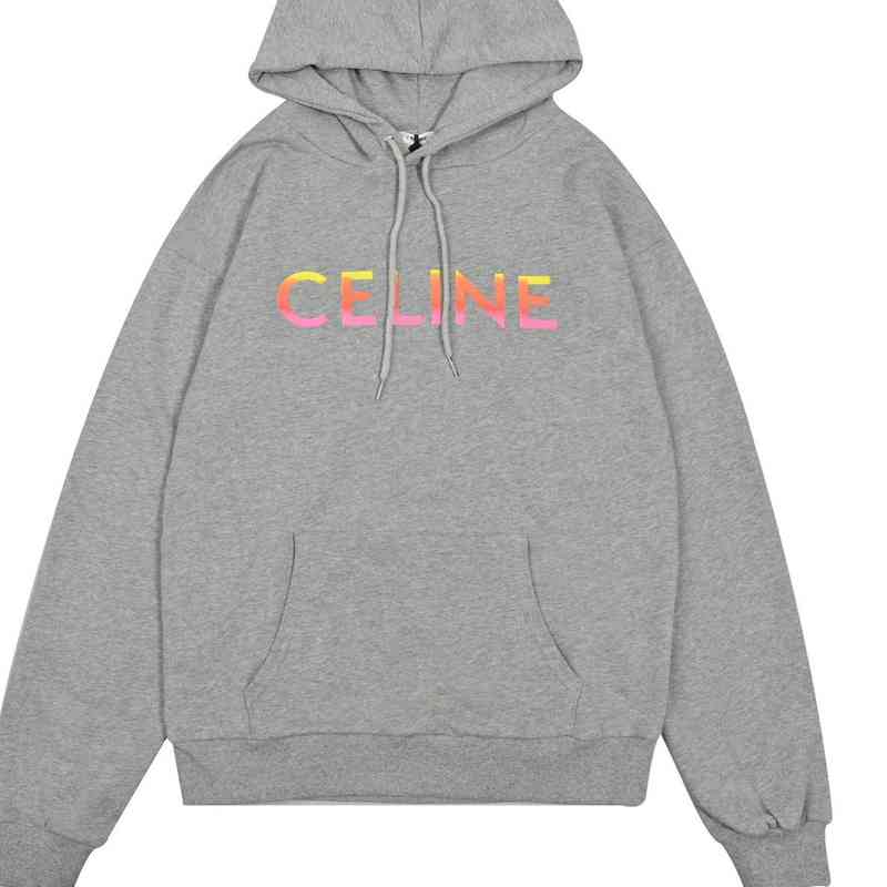 

Fashion Designer Hoodies Celinn' Man and Woman Sweater and Women, Gray