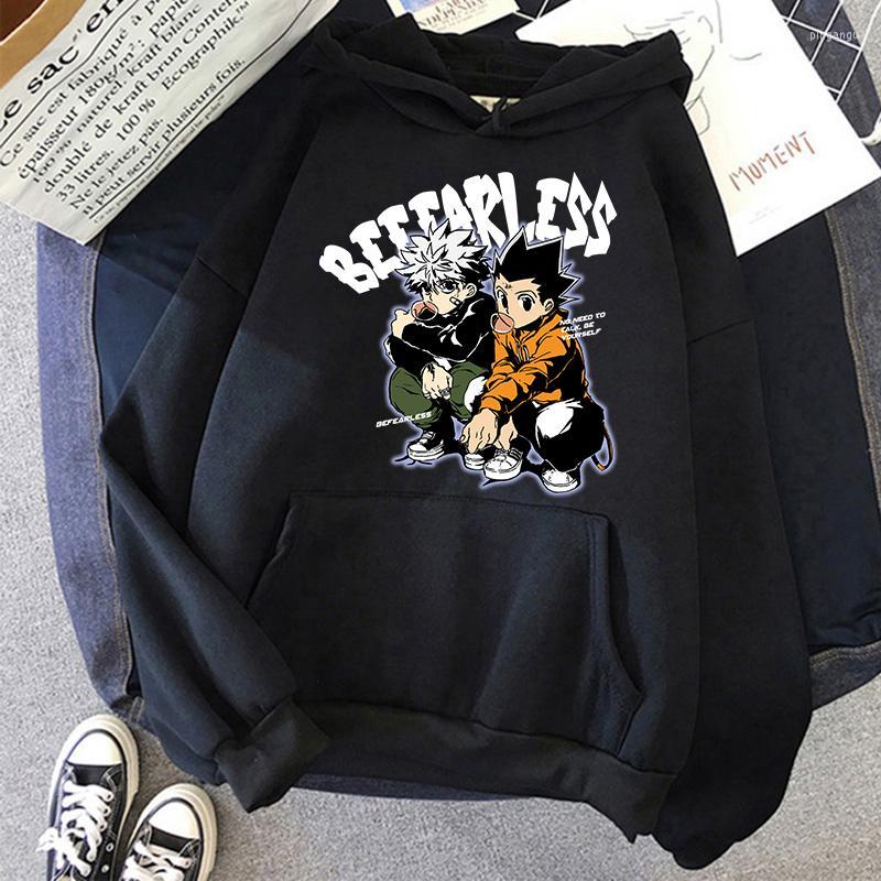 

Men's Hoodies Men's & Sweatshirts Japanese Anime X Men Killua Zoldyck Pullovers Unisex Hisoka Kurapika Hoody Tops Male 90sMen's, Black11011
