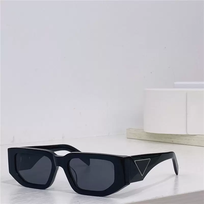 

New fashion design sunglasses 09ZS square plate frame popular and simple pradas style cool dark style versatile prad outdoor uv400 protection glasse YRj