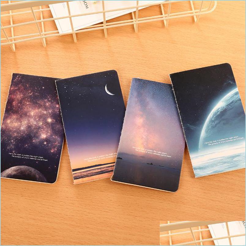

Notepads Vintage Romatic Starry Sky Series 80K Mini Notebook Journal Diary Notepad Soft Copybook Daily Memos Pads Drop Delivery 2021 Dh0Fv