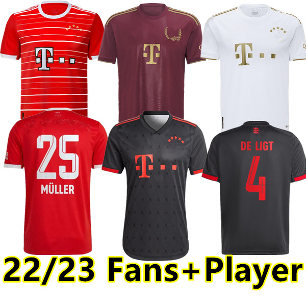 

Player version DE LIGT soccer jersey 22 23 SANE HERNANDEZ BAYERN MUNICH GNABRY GORETZKA COMAN MULLER DAVIES KIMMICH football shirt 2022 2023 Oktoberfest uniforms, 22/23 3rd