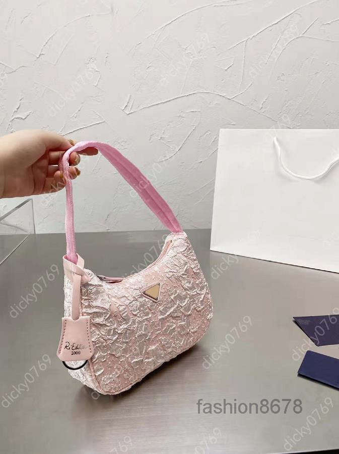 

Evening Bags Luxurys Designers Nylon Handbags Axillary Package Shoulder Bags High Quality Bestselling Diamonds Wallet Women Fuzzy Crossbody