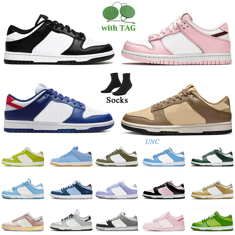 

SB Dunks Low Running Shoes Fashion 2022 Dunksb Lows Women Mens Trainers Pink Black White UNC USA Grey Fog Chlorophyll University Red Cactus Jack sbdunks Moon Sneakers, B75 36-45 union la court purple