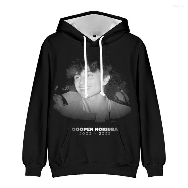

Men's Hoodies Rip Noriega Hoodie Long Sleeve Black Woman Man Sweatshirt Youthful Social Media Star 2022 Rest In Peace Clothes, Picture shown