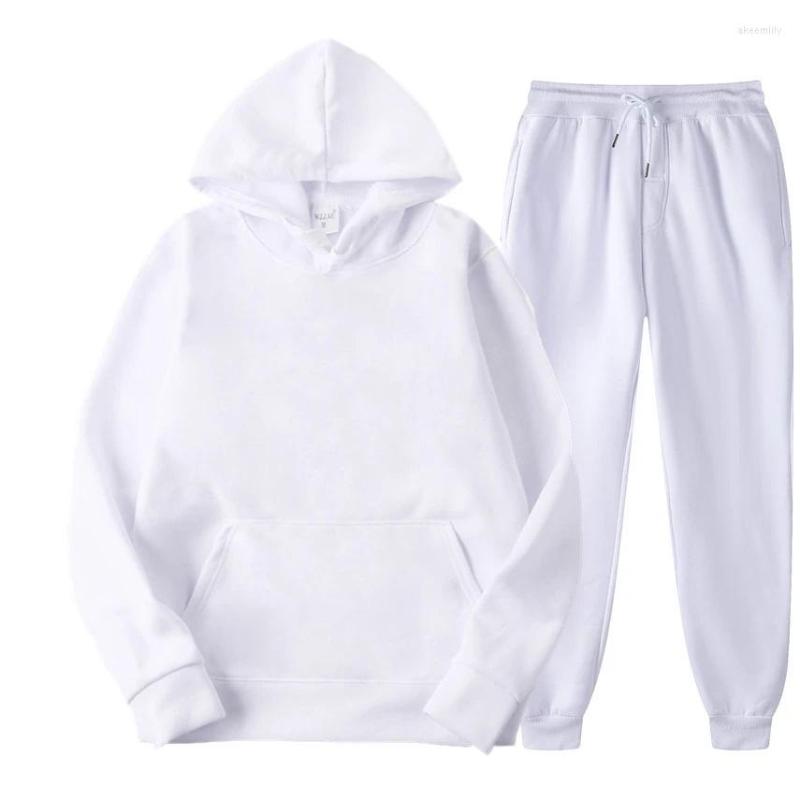 

Men' Tracksuits Men' Sets Hoodies Pants Autumn Winter Hooded Sweatshirt Sweatpants Fashion Slim Fit Set Hoodie Pant Hip Hop Pullover