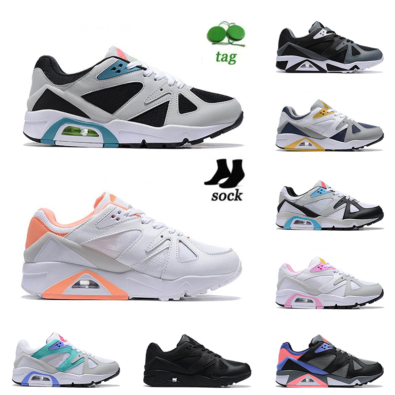 

High-Quality Ars Triax 91 Designer Running Shoes Structure 91s Sports White Coral Triple Black Smoke Grey Persian Violet Dark Citron Mens Womens OG Sneakers 36-45, B20 white teal pink 36-40