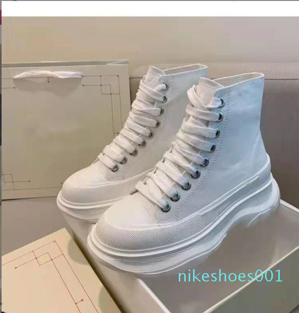 

2022 Boot Shoes Men Tread Slick Mcqueens Sneakers Triple Royal Platform Designer Alexander Trainers, Mcqn7213