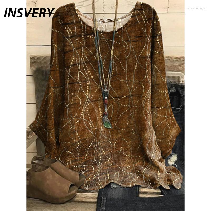 

Women's T Shirts Vintage Tshirt Women's Spring Summer Casual Oversize Print Shirt Women Tops Loose Female Tee Y2K Long Sleeve, Beige