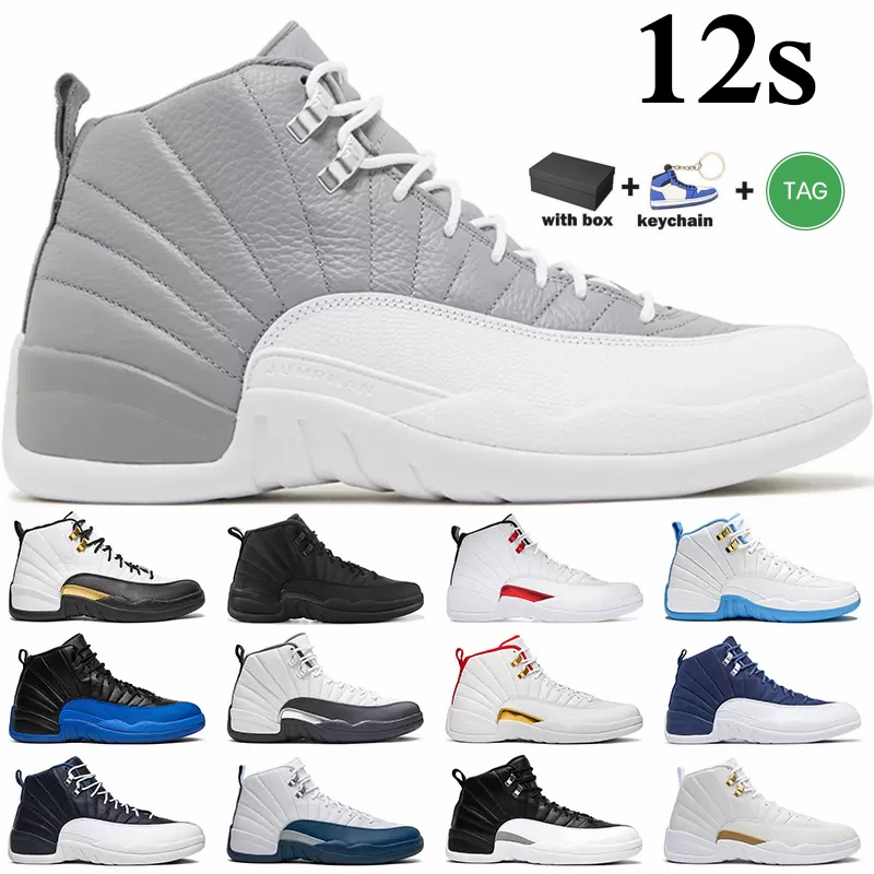 

Jumpman 12 Men Basketball Shoes 12s Playoffs Royalty Taxi Stealth Reverse Flu Game Hyper Royal Twist Utility Dark Concord Mens Trainers Outdoor Sports Sneakers, 25