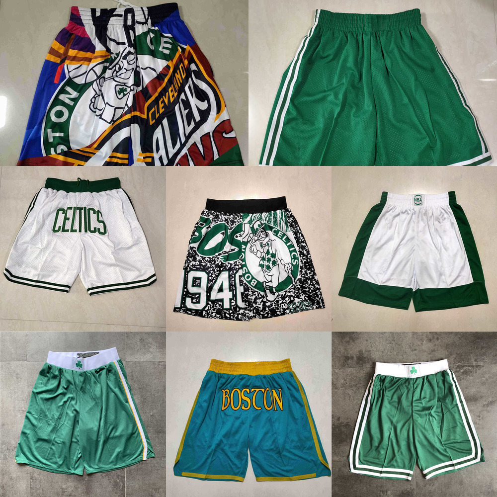 

Boston''Celtics''men Throwback Basketball Shorts pocket, Color
