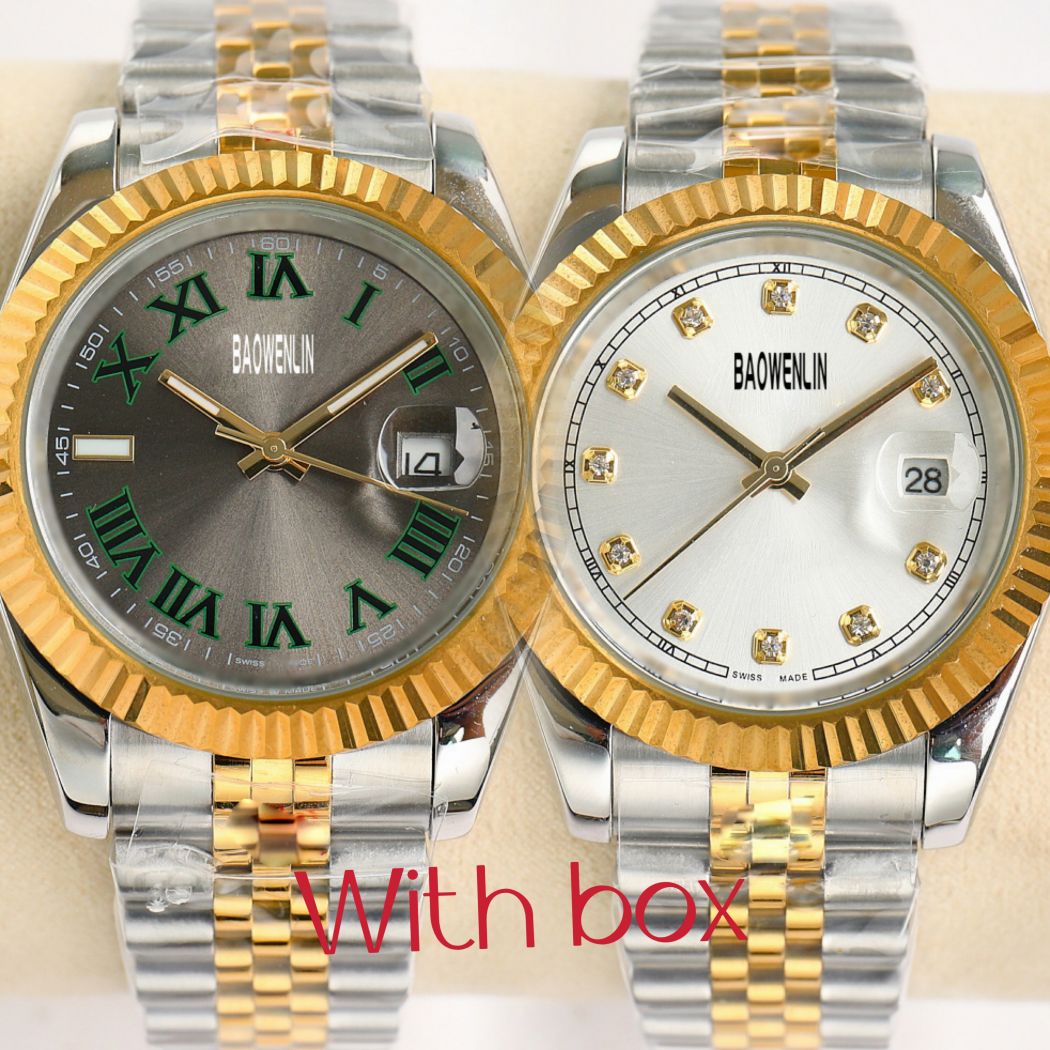 

High Fashion Roles Luxury Watch for Mens Green Automatic Movemen Womens Watch Datejust 41mm 36 31 Designer Watches steel Swiss Wristwatch Montre Homme Watchs Quartz, Carton