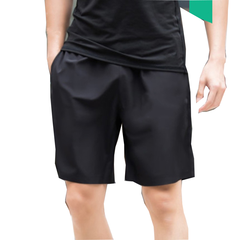 

Couples Shorts Men's And Women's Same Casual Sports 5 Points Pants, Black