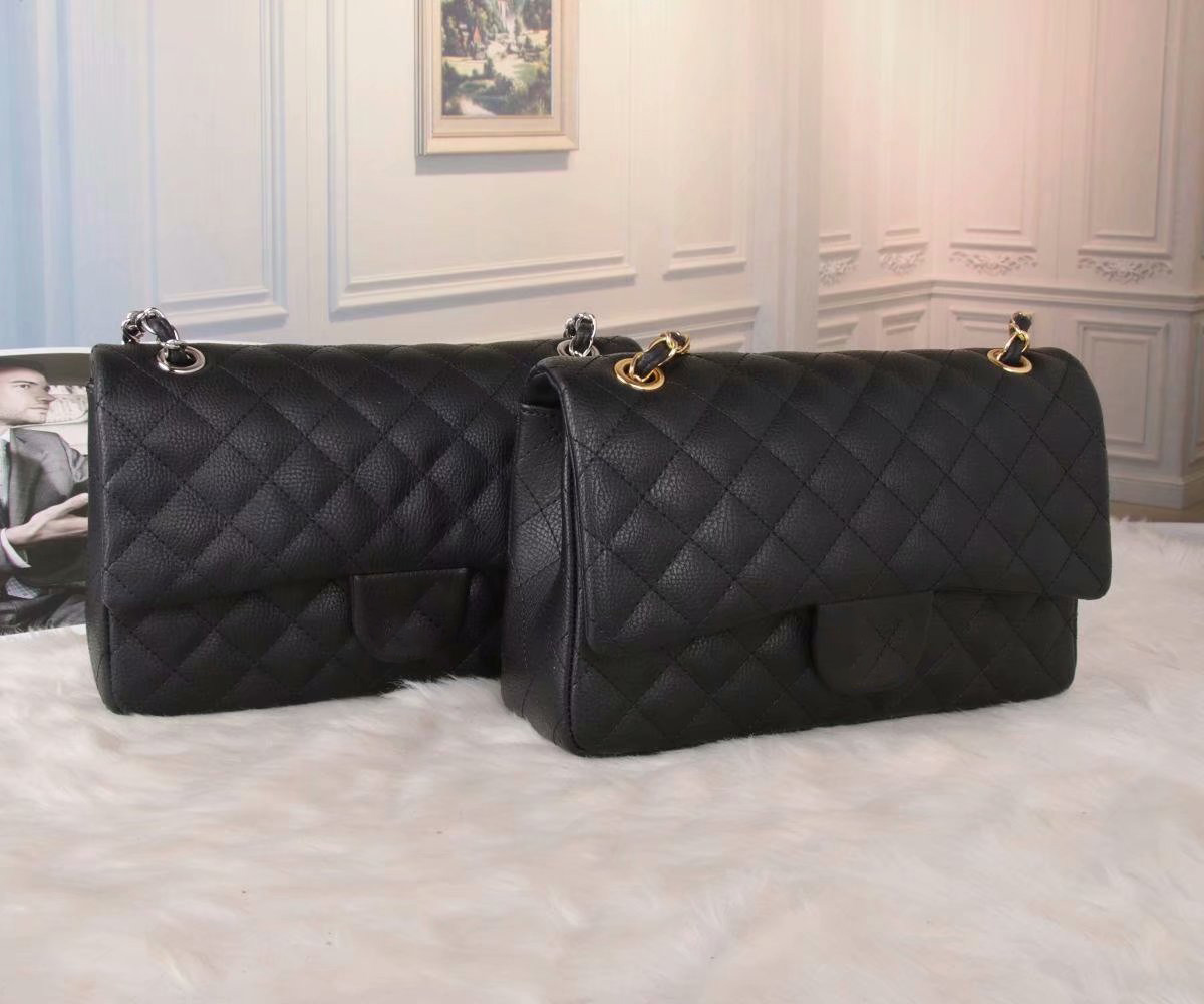 

Women's designers handbag shoulder bag Crossbody tote purse handbag Luxury Brand message bags classic PU Leather Fashion wallet GOLD CHAIN 28CM LUGGAGE FLAP HYTJKUY, Black 26cm