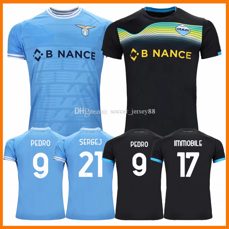 

22 23 Lazio soccer jerseys SERGEJ 2022 2023 LAZ anniversary football shirt PEDRO LUIS ALBERTO IMMOBILE Men Kids kits maglia da calcio jersey uniforms, Men away
