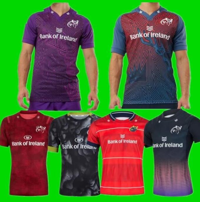 

2022 2023 Munster City RUGBY Jersey LEAGUE JERSEYS national team Home court Away game 21 22 23 shirt POLO T-shirt S-5XL Word Cup Top quality t shirt, 22/23 away