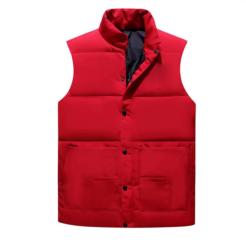 

Mens down vest designer puffer vests Sleeveless Jacket outdoor coat Keep warm jackets Casual Homme parka waterproof Windbreaker Thick clothing 4 colour, Red