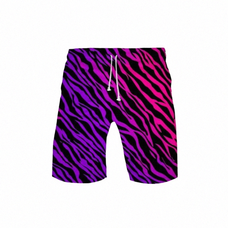 zebra print beach shorts summer fashion men's and women's shorts 2021 hip-hop new boys and girls interesting beach casual m2zK#-image-802653092