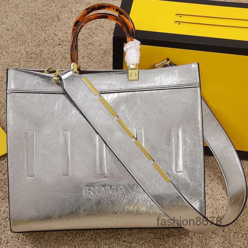 

Evening Bags Sunshine Handbag Tote Bags Women Crossbody Bag Genuine Leather Hawksbill Handle Removable Shoulder Strap Fashion Letters Large