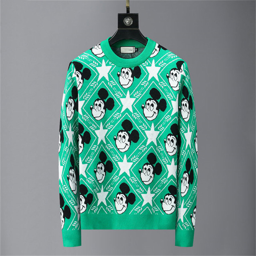 Men's sweater black white brand pullover Casual classic alphabet cartoon patterns various styles designer luxury high quality comfort anti p