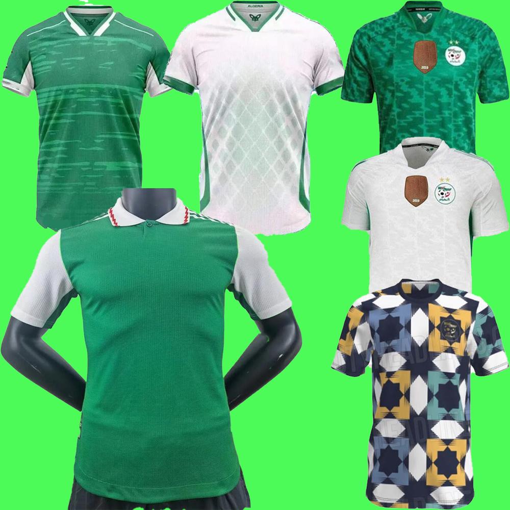 

soccer jerseys 22 23 Algerie 2022 Fans Player version MAHREZ BRAHIMI BENNACER 2 Star Algeria special jersey men kids maillot de football shi, 21 22 gk
