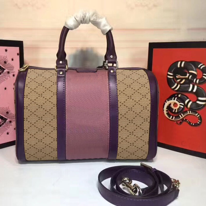 

Old Flower Duffel Pillow Bag Boston Tote Bags Men Luggage Purse Shoulder Crossbody Bag Genuine Leather Handle Bowling Totes Fashion Letters Interior Zipper Pocket