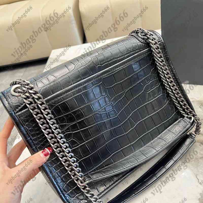

Designer Luxury YYSL Bags For Womens Handbags Crossbody Purses YSLitys large Capacity Versatile The Tote Bag Loulou Multicolour Fashion Leather Wallet H2Z0, Black