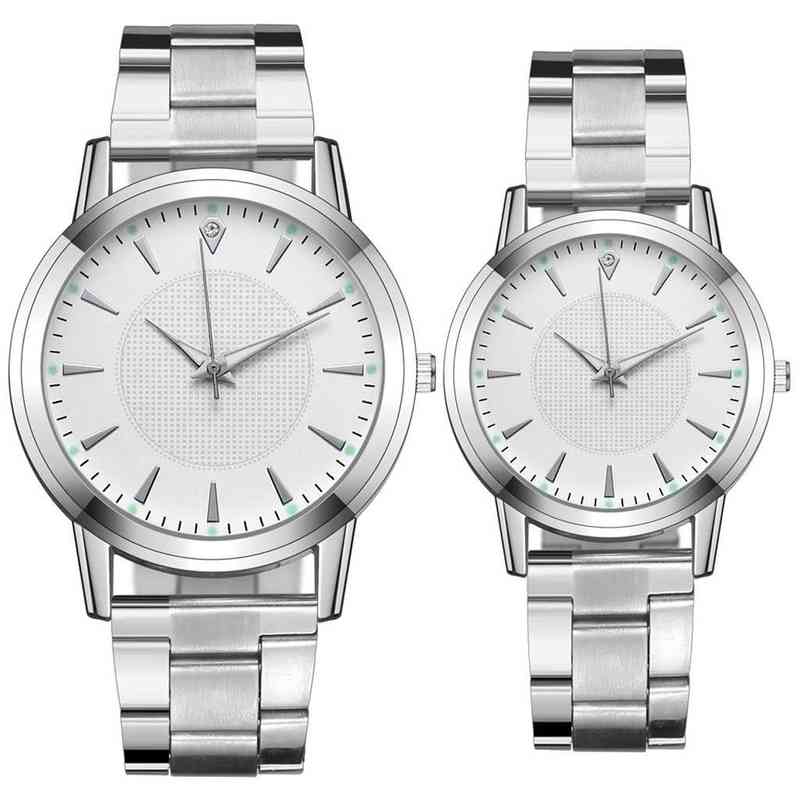 

Wristwatches Luxury Couple Watches For Lovers Quartz Watch Elegant Business Men Watch Women Watches Sliver Black Clock Relogio Masculino J220915, Xiaobai