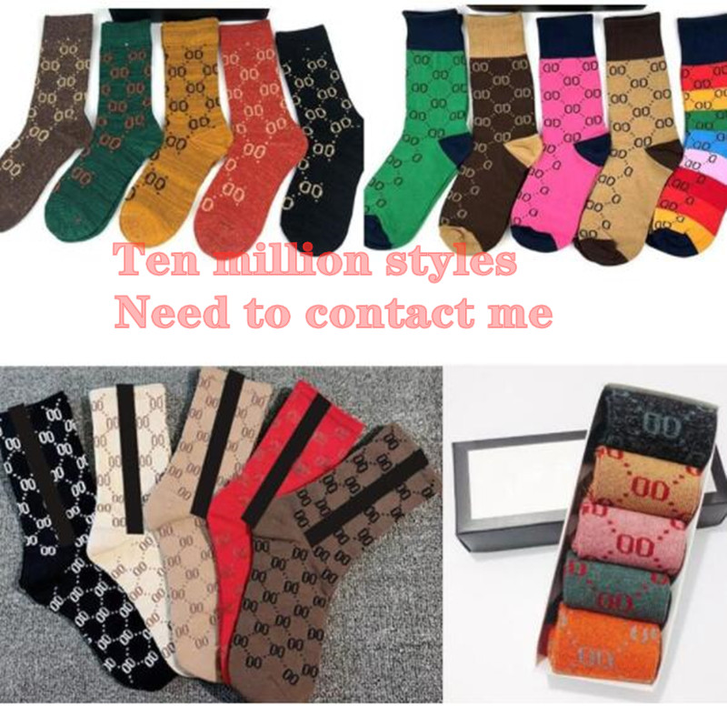 

Mens Womens Designer Socks Vintage Letter Print Branded Tide Short Sock for Woman Man 2022 Fall Winter Socking Bulk Wholesale Calcetines 5pcs each gift box, 1 box = 5 pairs