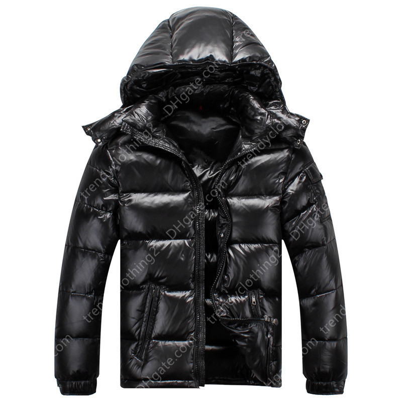 

Men Winter Jacket White Duck Down Hooded Leisure Coat with Nfc Function Solid Color Windproof Classic Jackets Embroidered, Green