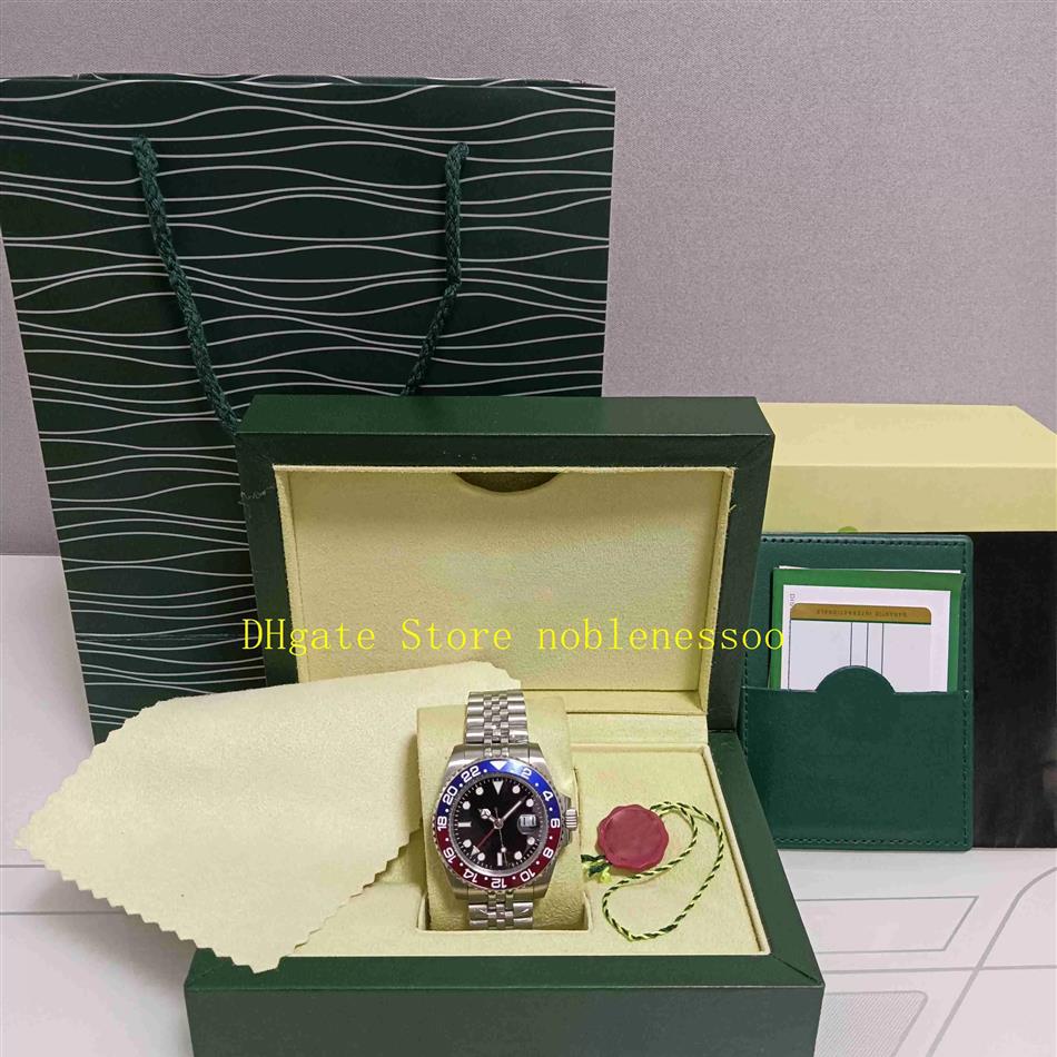 

12 Style Real Po Men Automatic Watch Mens 40mm II Pepsi 126710 BLRO Jubilee Ceramic Bezel With Origina Box Sport 2813 Movement 249l