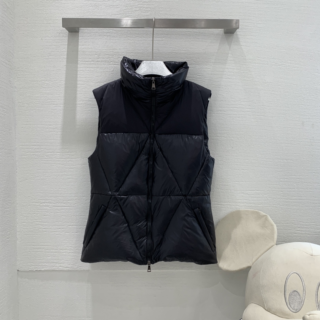 

VANOISE Flocking Logo down jacket men and women France Tide Brand cotton vest Highs Quality Hooded drawstring AAAAAA vests size1-4, Sold out