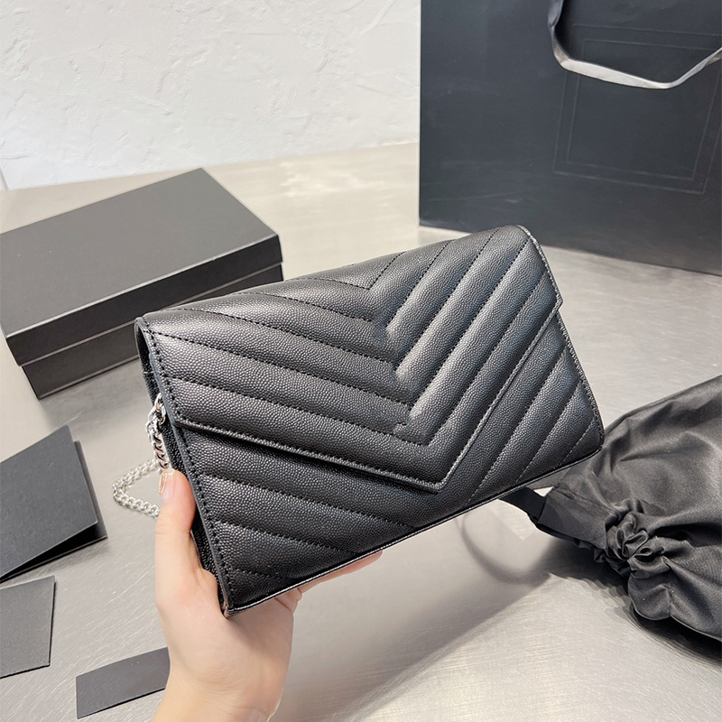 

top fashion designer bags tote designer handbag woman purse shoulder bag lady crossbody luxury card holder classic chain leather handbags wallet 2022, No bag