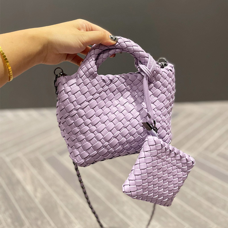 

2022 Leather Bottegas Bag Venetas Knotted Designer Handbag Bags totes bag Woven Mona Same Jodie Underarm Summer