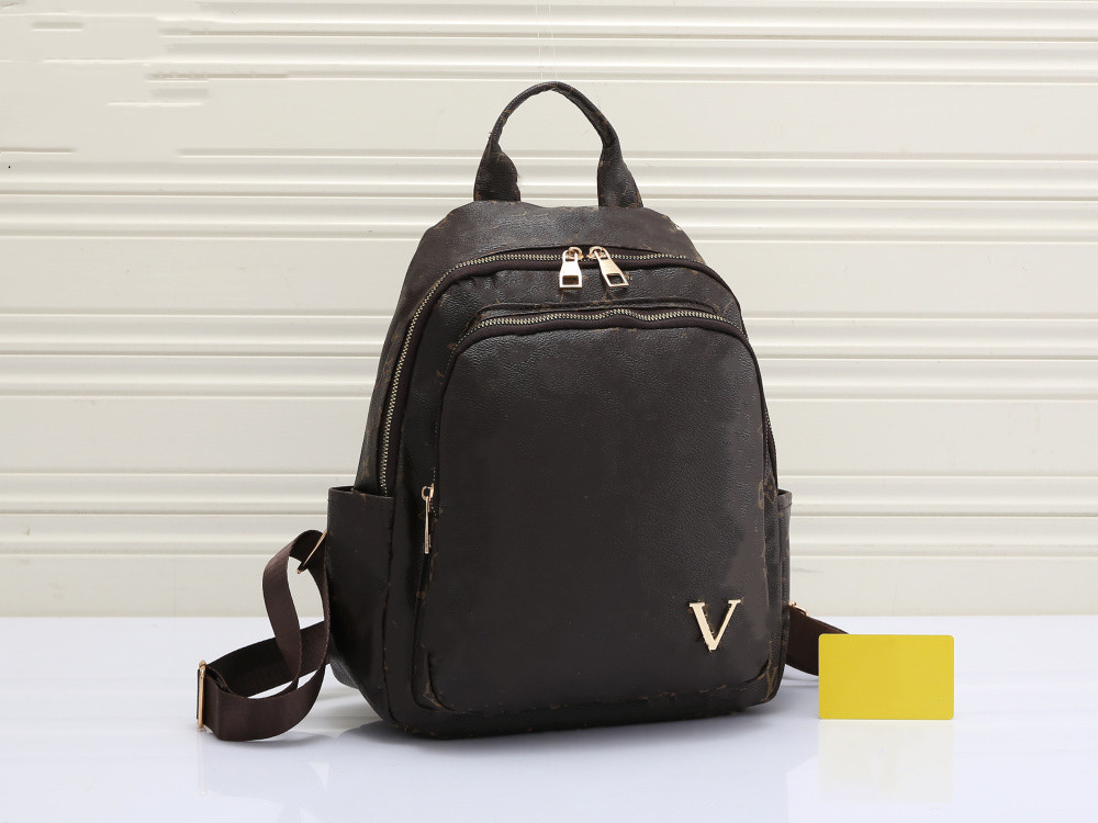 

DISCOVERY backpacks luxury mens designer backpack fashion PU leather travel back pack classic flower outdoor sport walking school male shoulders packs, Extra shipping