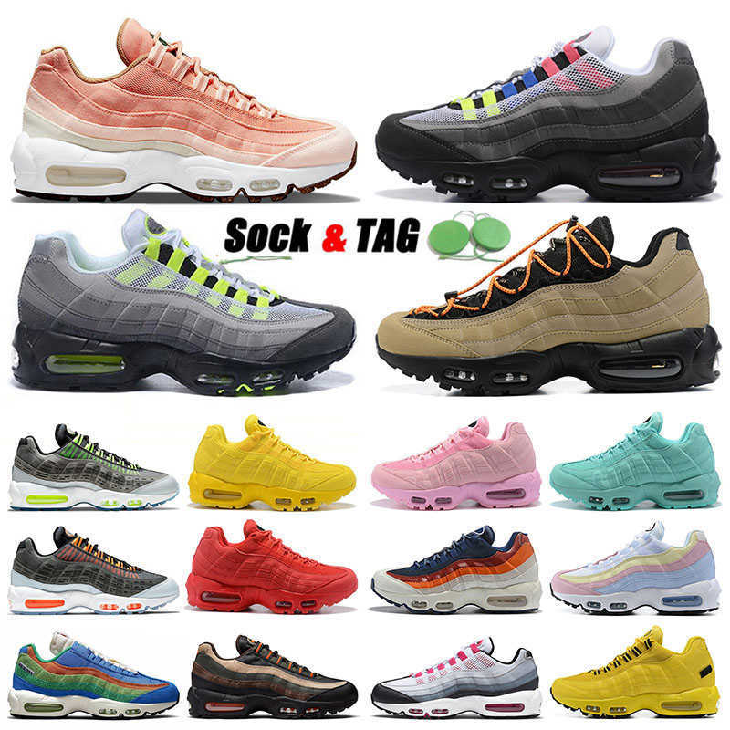 

shoes 95 OG 95s Shoes Mens Womens Top Quality Max Athletic Mesh Ultra Casual Trainers Air OG95 Sneaker, A63 36-40 red