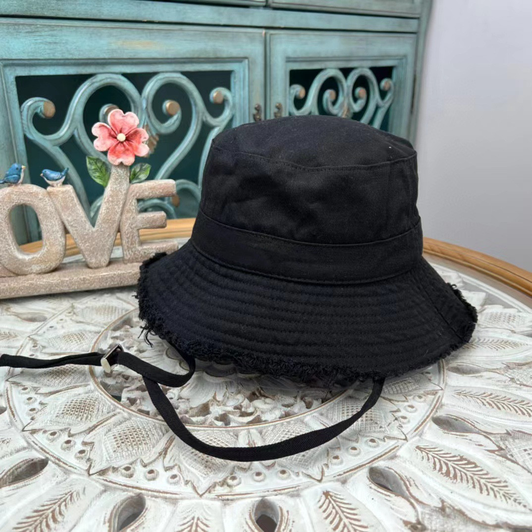 

Woman Summer Le Bob Artichaut Bucket Hat Wide Brim Hats pink balck, White