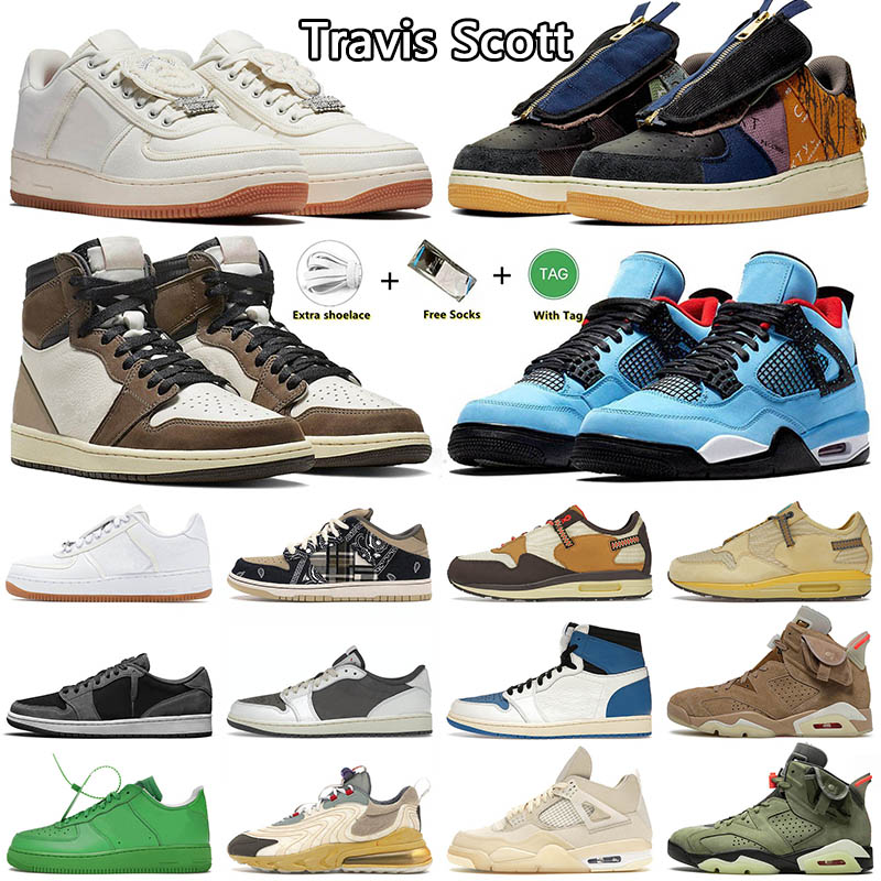 

2022 TS x Travis Scott Shoes for Men Women Sneakers Size 13 J1 J4 Cactus Jack Dunks Chicago Sail Offs White Low Light Green Spark Outdoor Trainers 36-47, B17 playstation 36-45