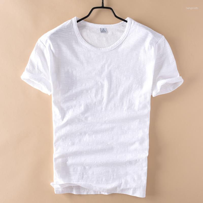 

Men's T Shirts 2022 Summer Cotton T-shirt Men O-Neck Solid Color Casual Shirt Basic Tees Short Sleeve Tops, Gray